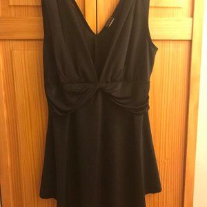 Cute black evening wear ladies top